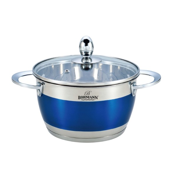 Тенджера Bohmann 7.1л с капак, неръждаема стомана