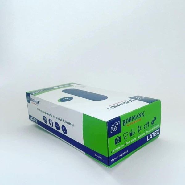 100% Премиум латексови ръкавици, L