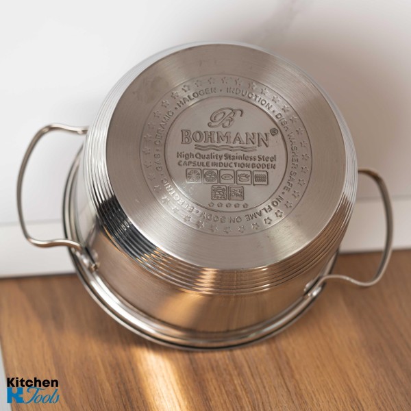 Комплект тенджери 12 части Bohmann, индукция