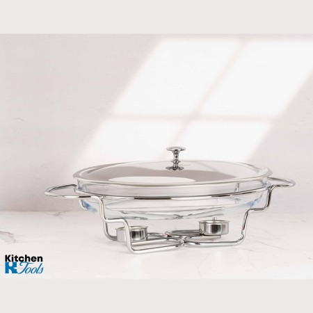 Топлоустойчив съд, 3L с капак и опора