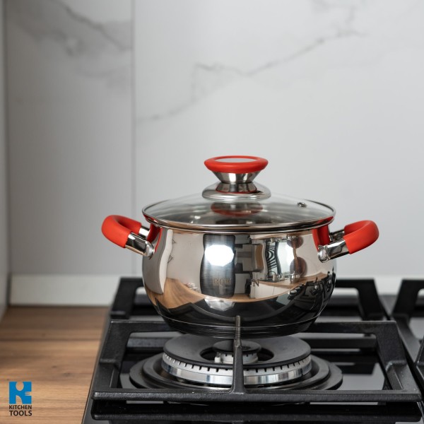 Тенджера от неръждаема стомана 1.8l с капак