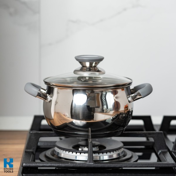 Тенджера от неръждаема стомана 3.5л, 20см