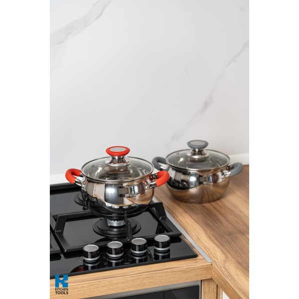 Тенджера от неръждаема стомана 3.5л, 20см