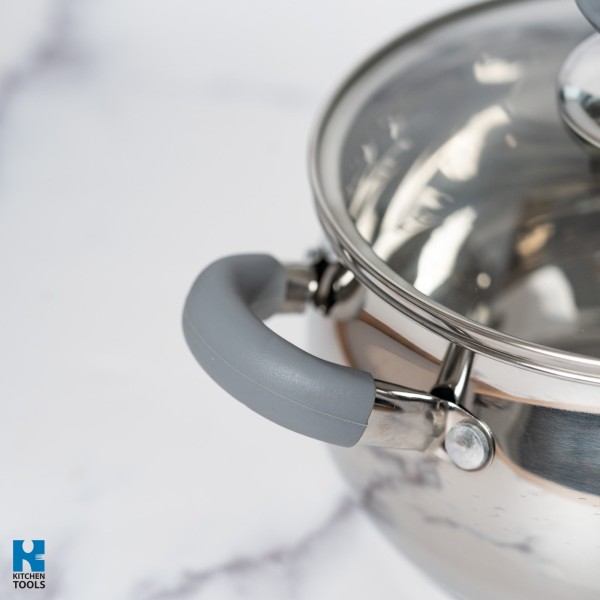 Тенджера от неръждаема стомана 4.6л