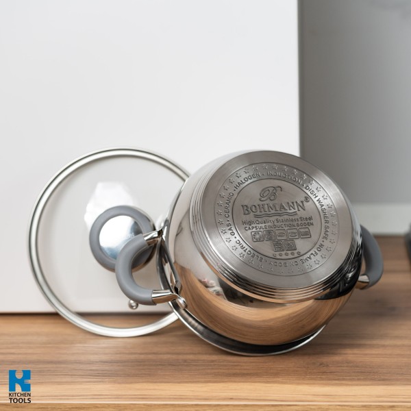 Тенджера от неръждаема стомана 4.6л