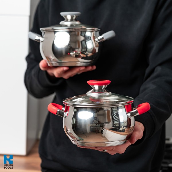 Тенджера от неръждаема стомана 4.6л