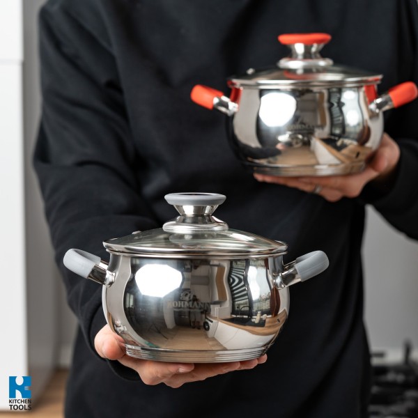 Тенджера от неръждаема стомана 4.6л