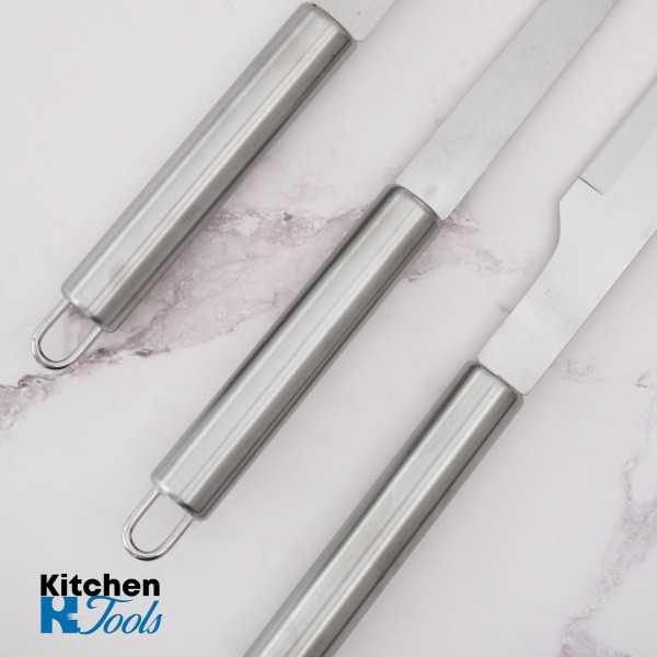 Комплект от 9 уреди за барбекю от неръждаема стомана