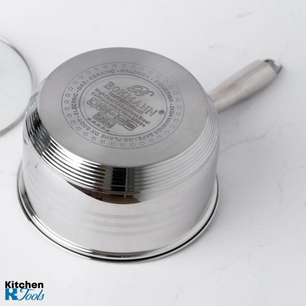 Тенджера от неръждаема стомана с капак - 3.6л