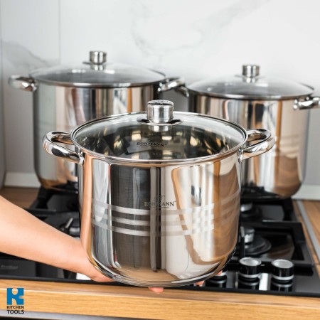 Комплект 6 тенджери Bohmann от неръждаема стомана