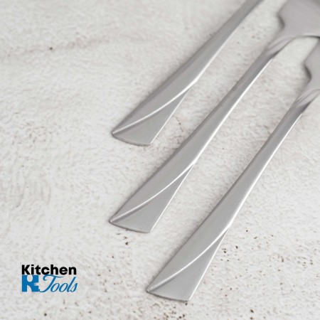 Комплект от 6 сребристи вилици, неръждаема стомана