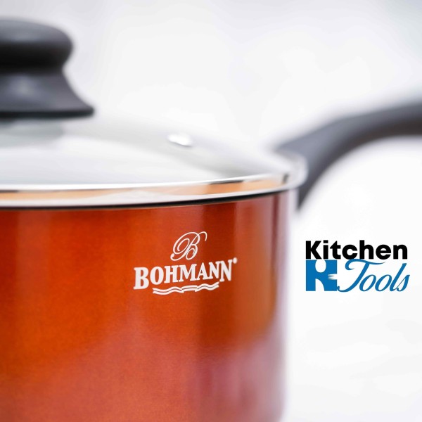 Алуминиев тиган за сос 20х9,5 см с капак