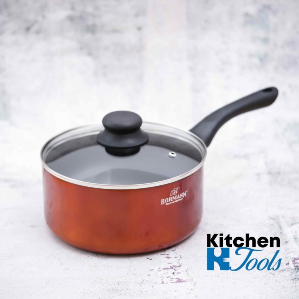 Алуминиев тиган за сос 20х9,5 см с капак