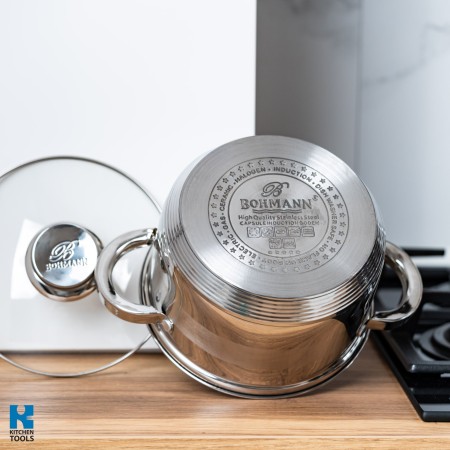 Комплект тенджери Bohmann - 12 части, индукция