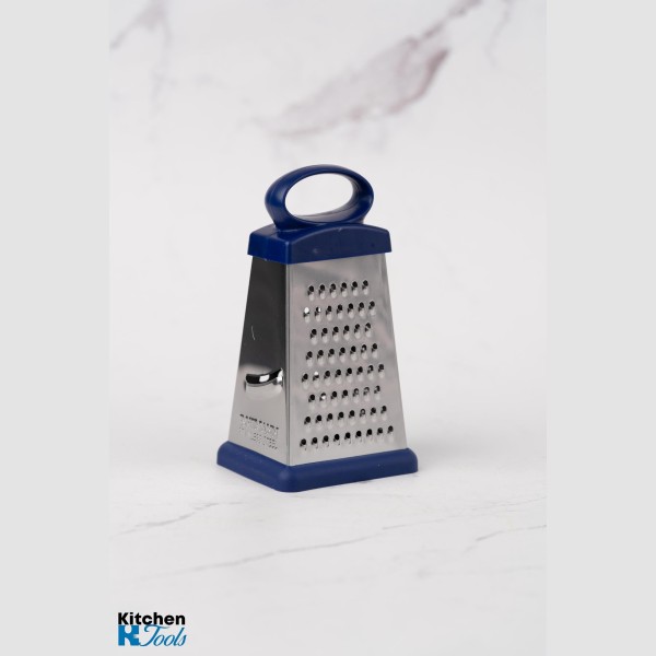 Мини ренде с 4 страни, 12 см, силиконова дръжка/основа, неръждаема стомана, Bohmann