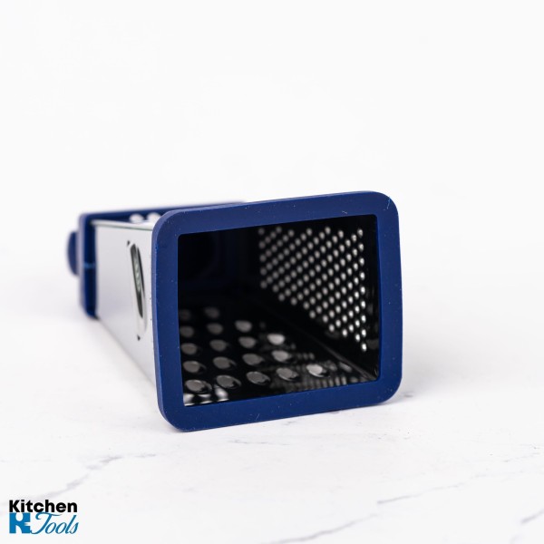 Мини ренде с 4 страни, 12 см, силиконова дръжка/основа, неръждаема стомана, Bohmann