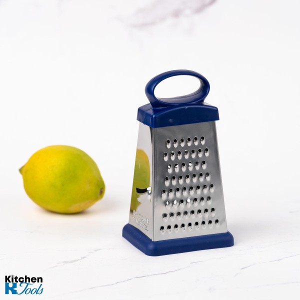 Мини ренде с 4 страни, 12 см, силиконова дръжка/основа, неръждаема стомана, Bohmann