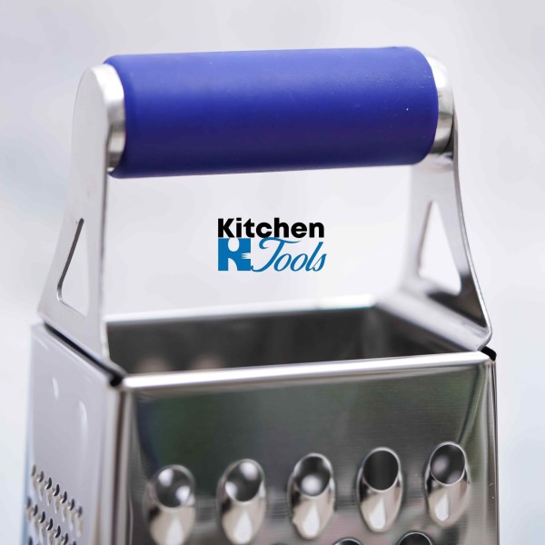 Ренде с 4 страни, 24 см, силиконова дръжка/основа, неръждаема стомана