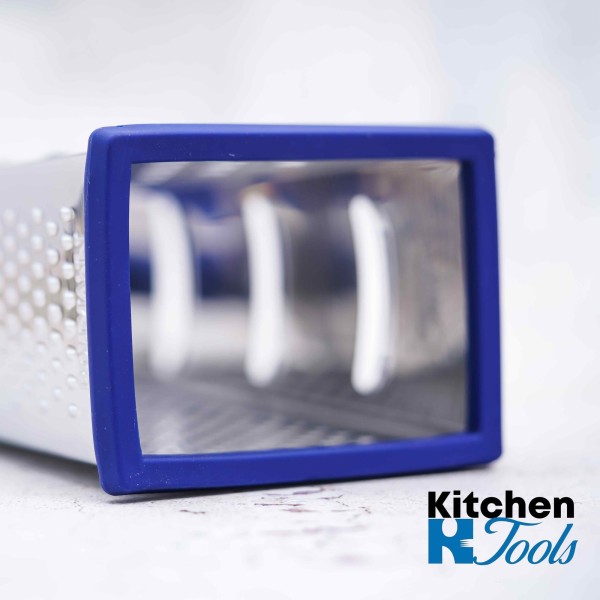 Ренде с 4 страни, 24 см, силиконова дръжка/основа, неръждаема стомана