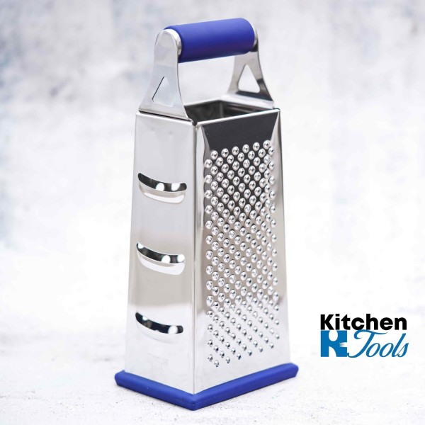 Ренде с 4 страни, 24 см, силиконова дръжка/основа, неръждаема стомана