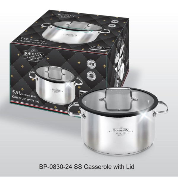 Тенджера Bohmann Premium 5.9L 24x13cm