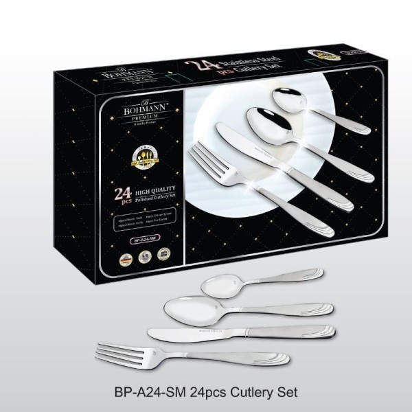 Комплект прибори Bohmann Premium, 24 части