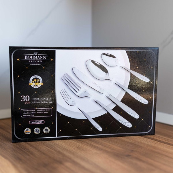 Комплект прибори 30 части Bohmann Premium