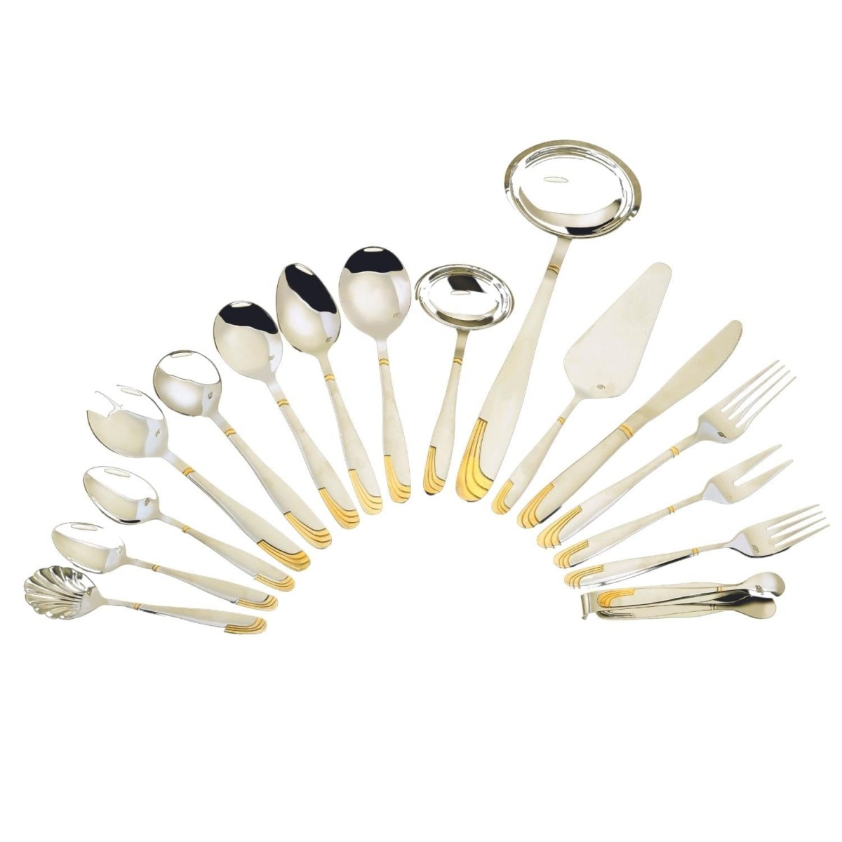 Комплект прибори 72 части злато - елегантност и стил