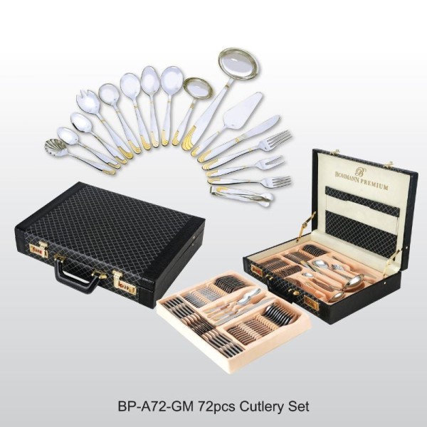 Комплект прибори 72 части злато - елегантност и стил