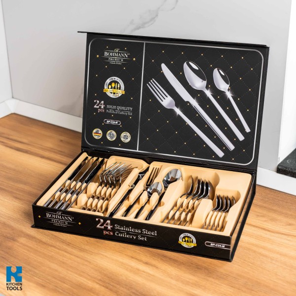 Комплект прибори Bohmann Premium 24 части