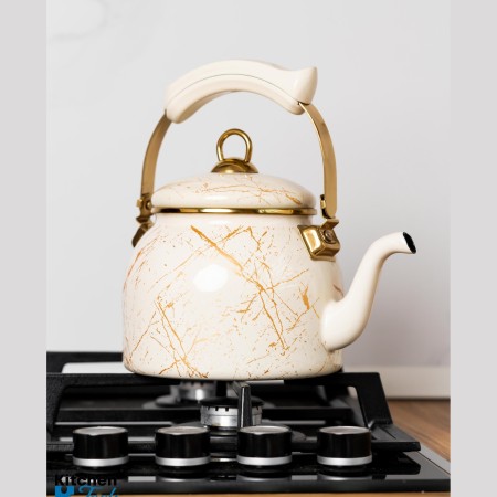 Емайлиран чайник 2.5л, Goldmann