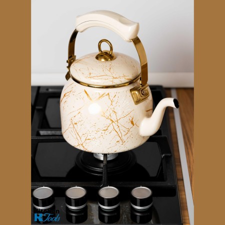 Емайлиран чайник 2.5л, Goldmann