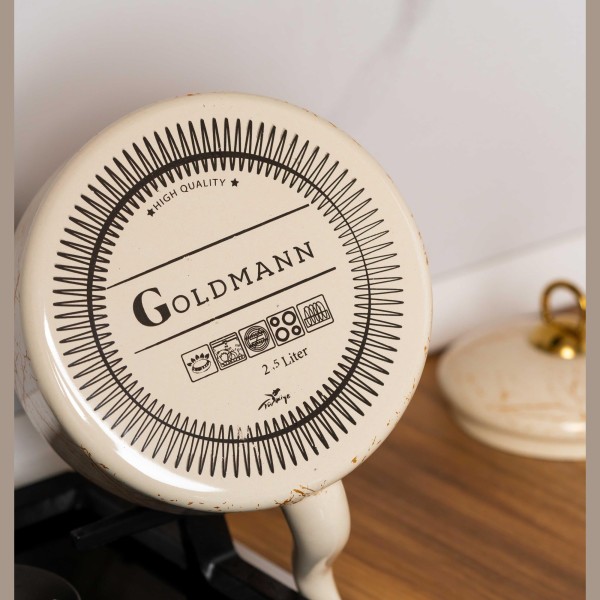 Емайлиран чайник 2.5л, Goldmann