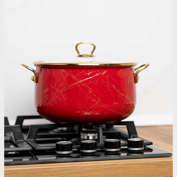 Емайлирана тенджера 20см, 4л, Goldmann