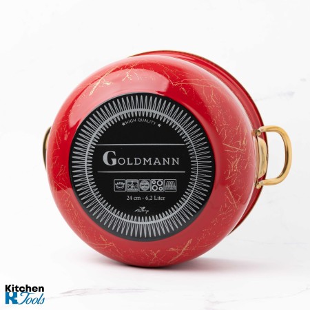 Емайлирана тенджера 20см, 4л, Goldmann