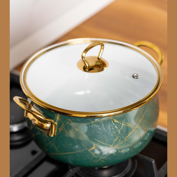 Емайлирана тенджера Goldmann 6.2L