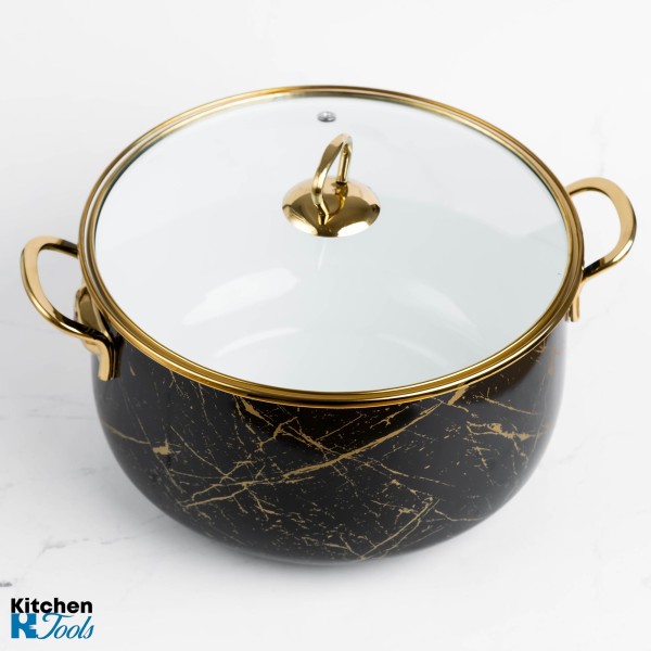 Елегантна емайлирана тенджера 6.2L - Goldmann