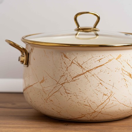 Емайлирана тенджера Goldmann, 8.5л, индукция