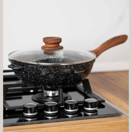 Висок лят алуминиев тиган Goldmann 24x7 см