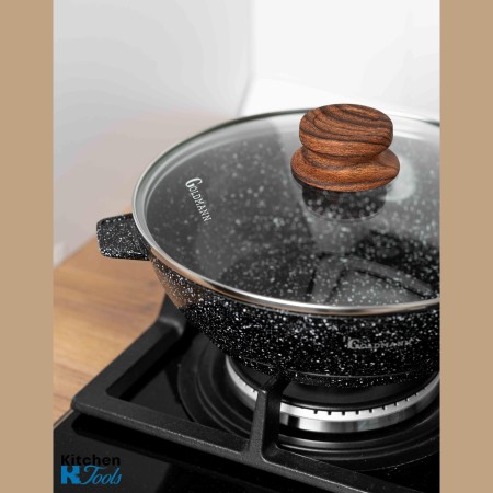 Висок лят алуминиев тиган Goldmann 24x7 см