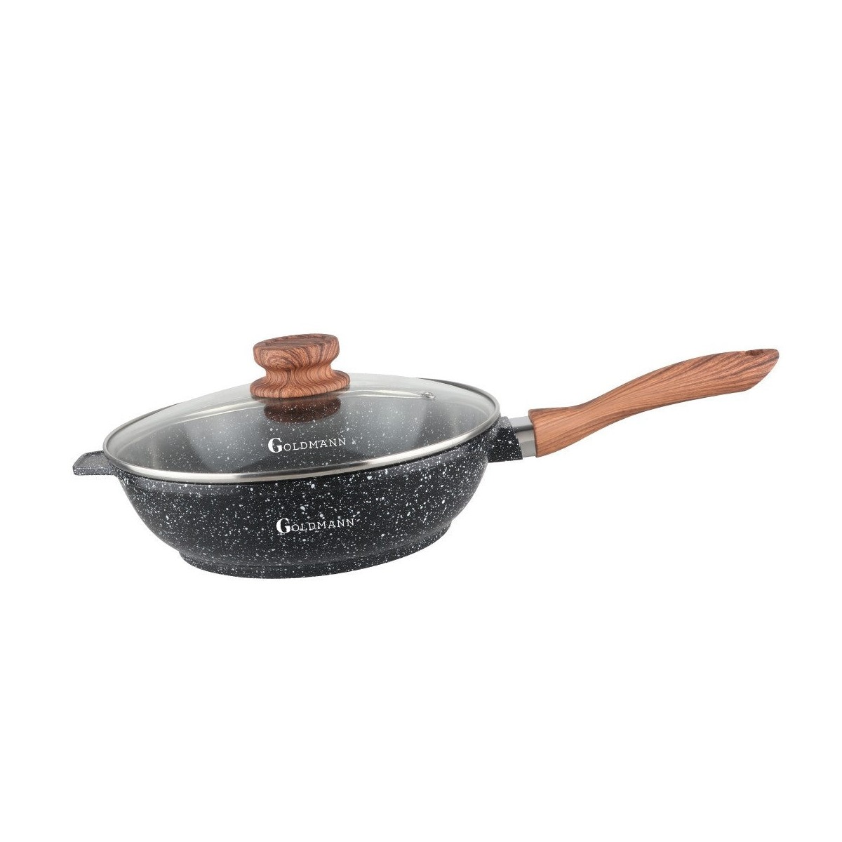 Висок лят алуминиев тиган 28см Goldmann