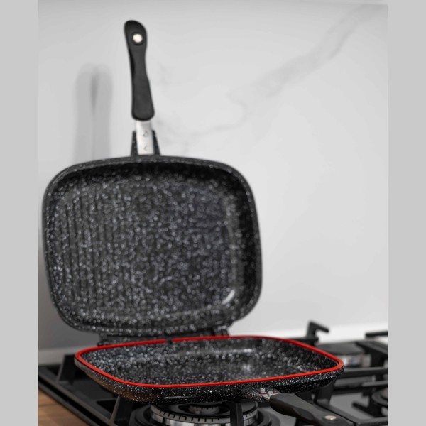 Лят алуминиев двоен тиган 32см - Goldmann