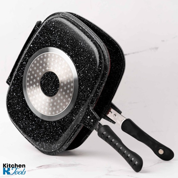 Лят алуминиев двоен тиган 32см - Goldmann