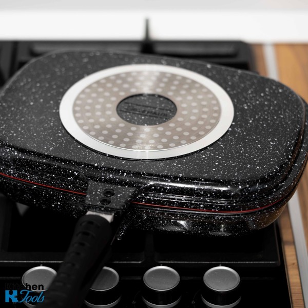 Лят алуминиев двоен тиган 32см - Goldmann