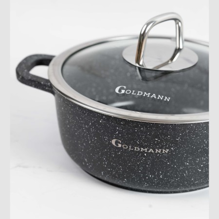 Тенджера Goldmann 22см, 3л, керамични слоеве