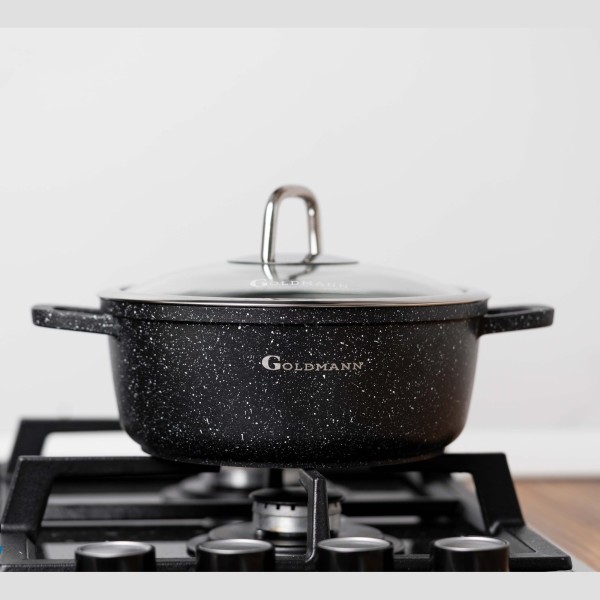 Тенджера Goldmann 22см, 3л, керамични слоеве