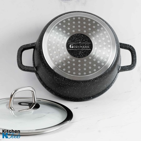 Златна тенджера 7.9L с керамично покритие