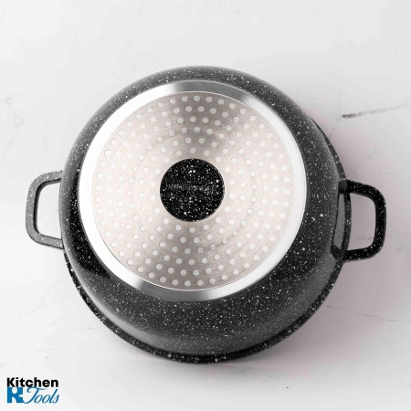 Златна тенджера 7.9L с керамично покритие
