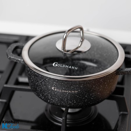 Златна тенджера 7.9L с керамично покритие