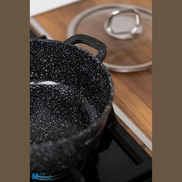 Златна тенджера 7.9L с керамично покритие